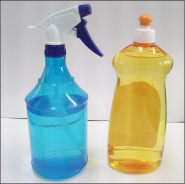 カッティングシートの貼り方に必要な洗剤水の作り方